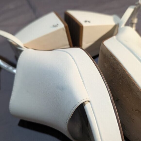 Circus NY by Sam Edelman Women's Miranda Two Piece Platform Sandals - White 9.5 - Picture 12 of 14